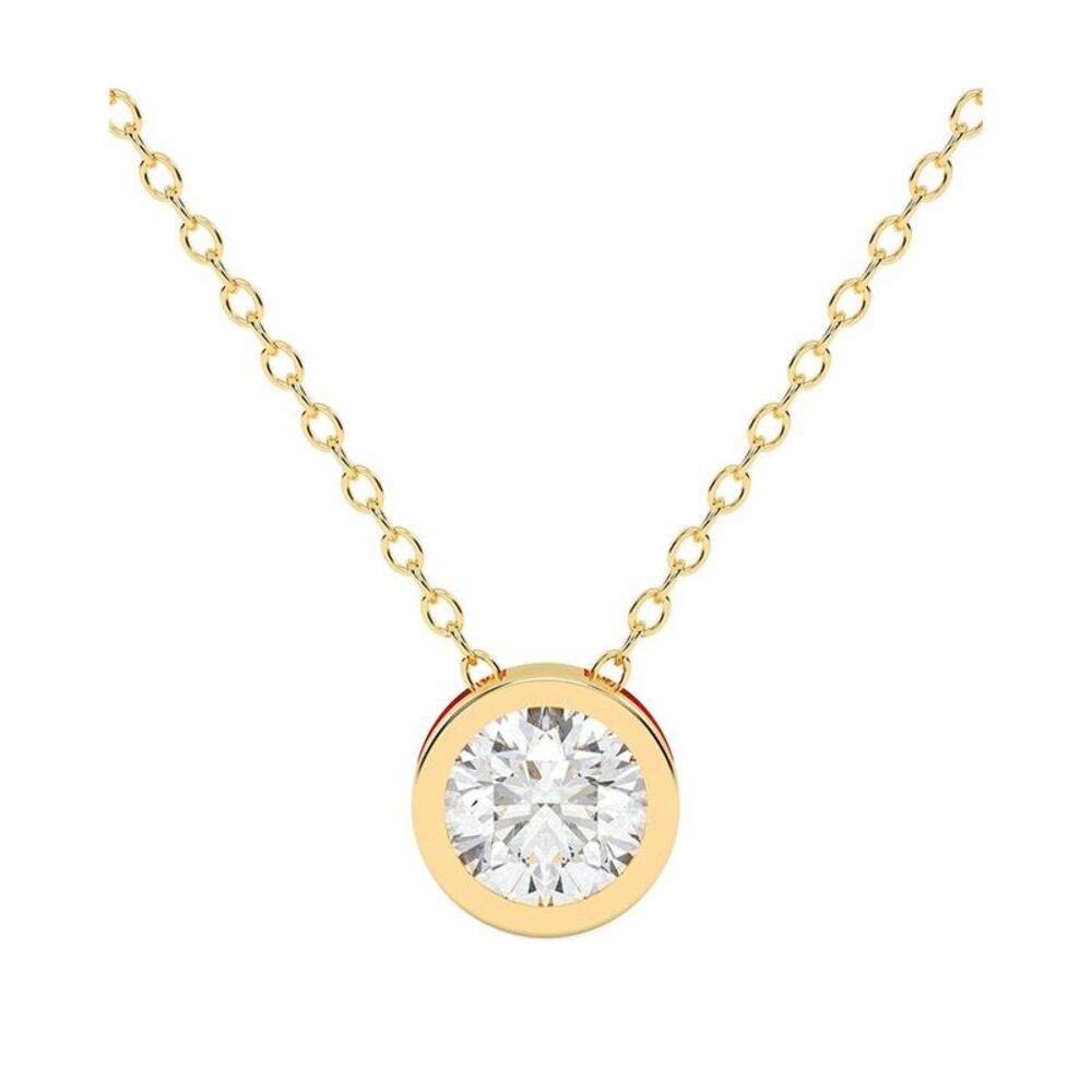 14K 2.00 Ct. Tw. Lab-Grown Diamond Necklace